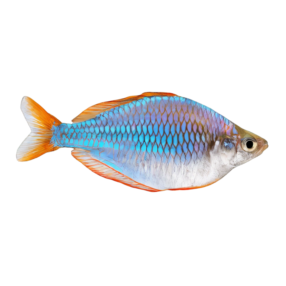 Neon Blue Rainbow Fish Melanotaenia Praecox 5cm